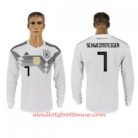 Maillot/Tenue Allemagne Schweinsteiger 7 Domicile Coupe du monde 2018 Manche Longue
